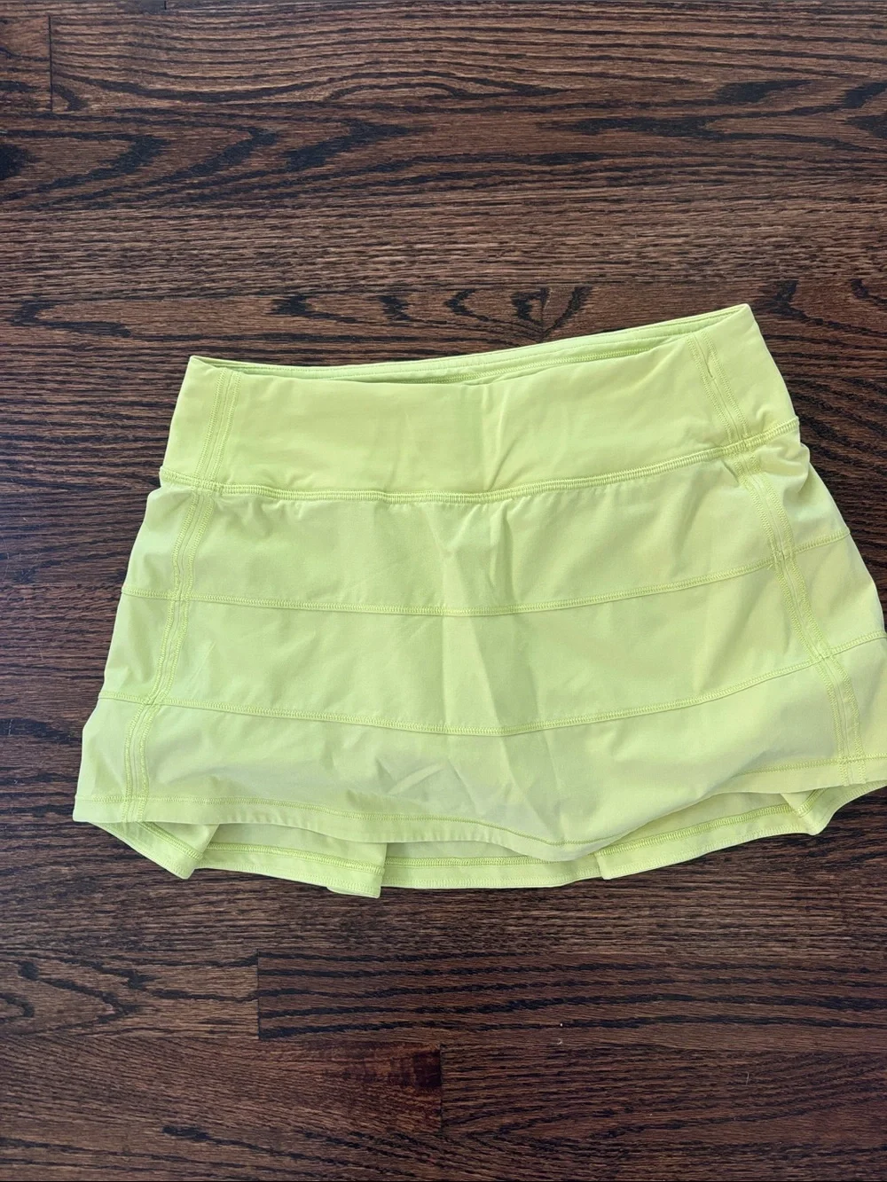 lululemon athletica Neon Yellow/Lime Green Performance Skort